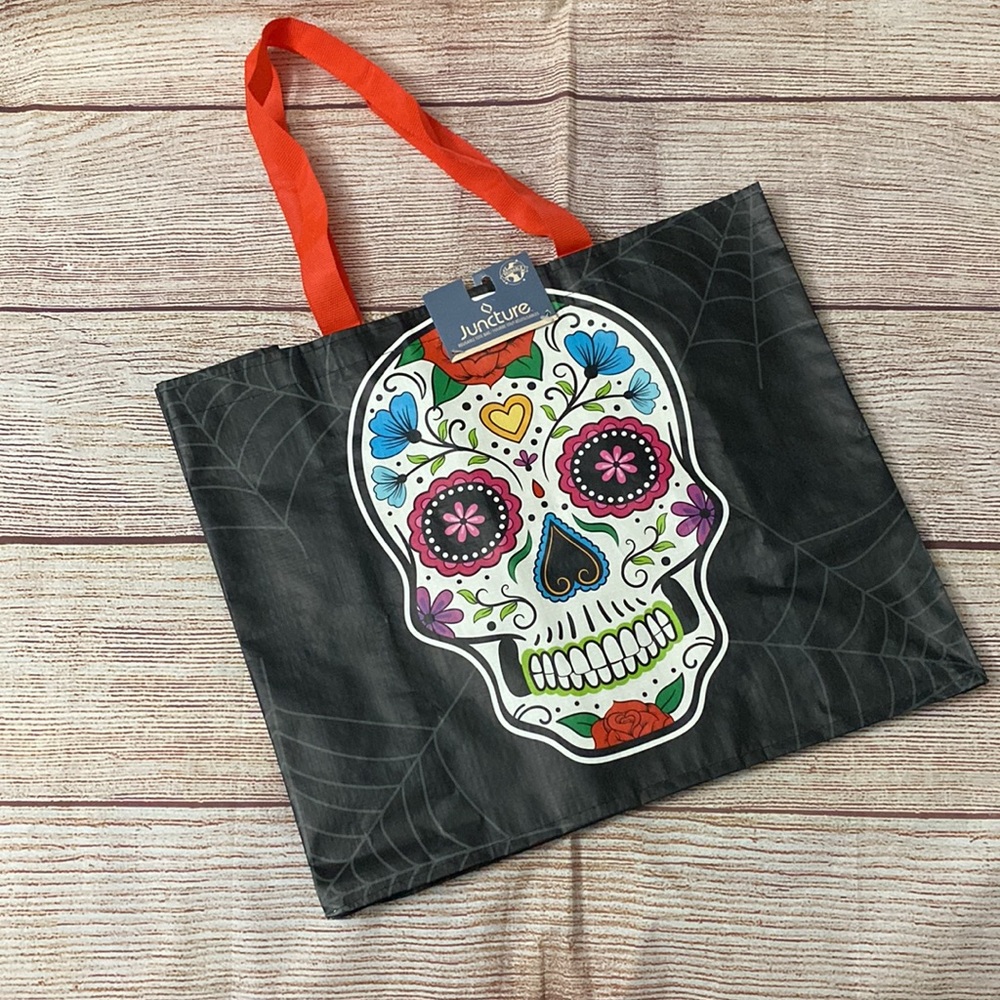 🆕 JUNCTURE Reusable Tote Bag - Sugar Skull
